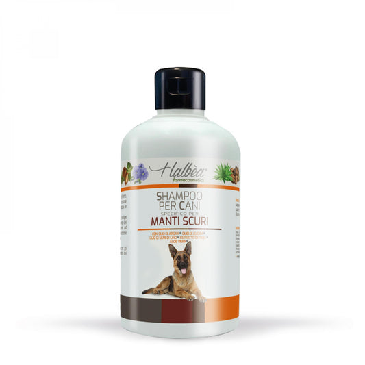 Shampoing pour chien spécialement conçu pour les poils foncés 500 ml