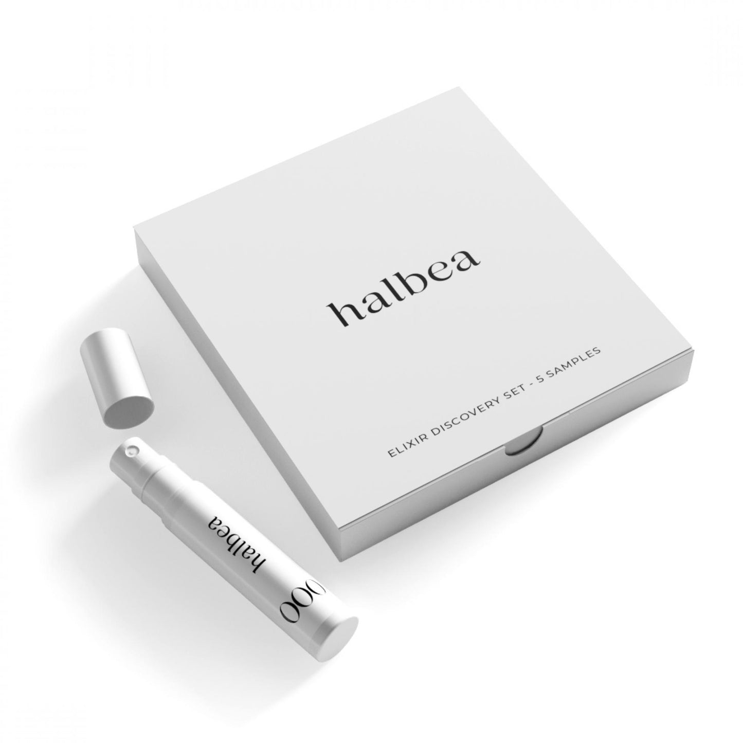 Halbea Elixir Discovery Set – Damen · 5 × 3 ml Damenduft-Proben