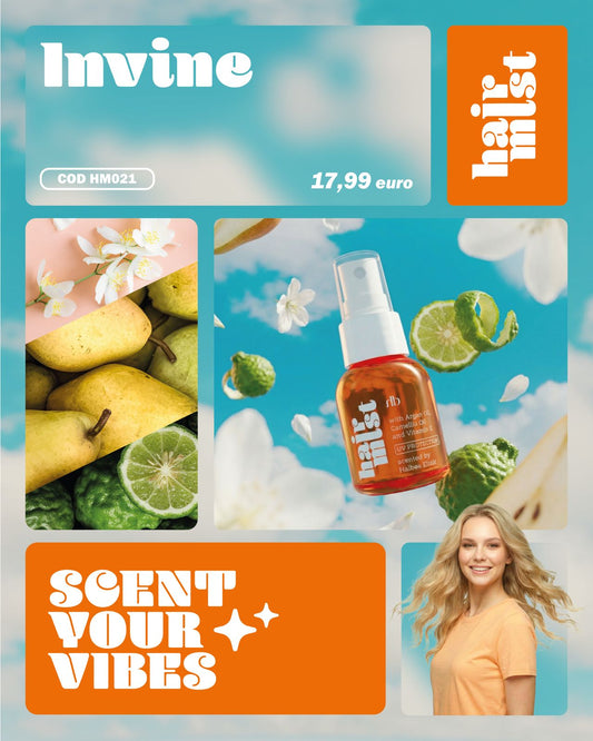 Invine 21 – Haarparfum mit fruchtig-floraler Eleganz und warmer Tiefe
