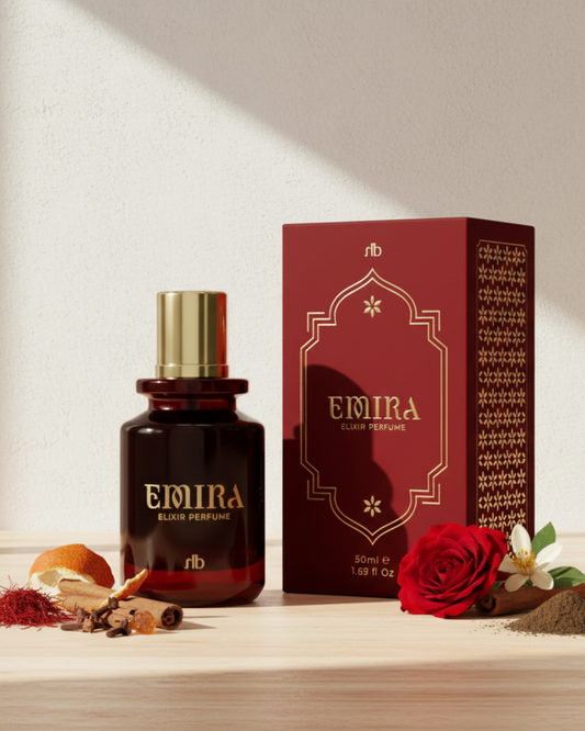 Halbea Emira 256 Elixir – Unisex Parfum mit Safran & Oud