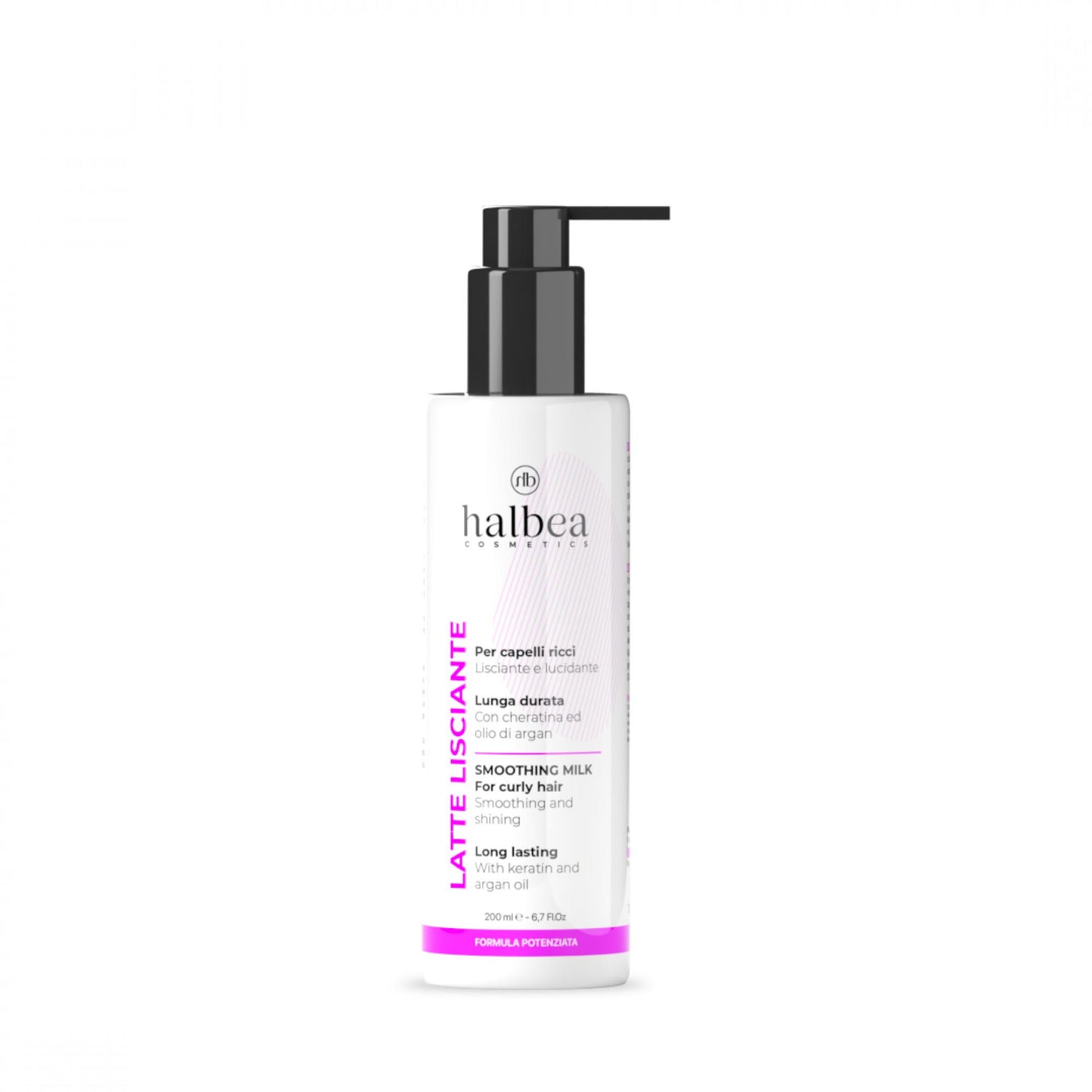Glättende Glanzmilch mit Keratin und Arganöl - 200ml
