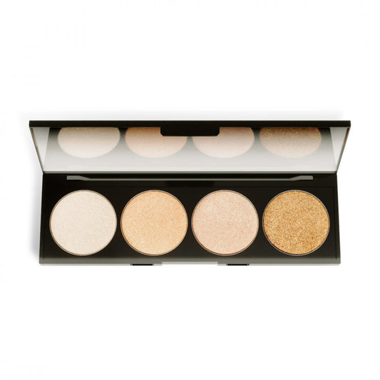 Unika Lidschatten-Palette Highlighter – 4 Farben