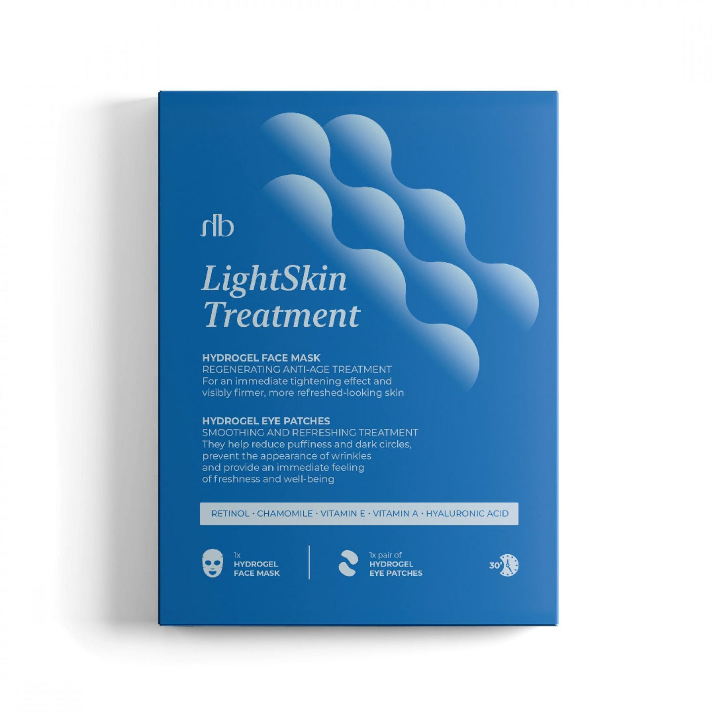 Halbea LightSkin Treatment – Hydrogel Maske & Augenpatches